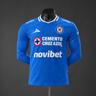Cruz Azul 2026/27 Hemmatröja Herr Långärmad Blå Fotbollströja