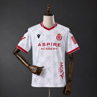 Cultural Leonesa 2026/27 Hemmatröja Herr Vit och Röd Fotbollströja