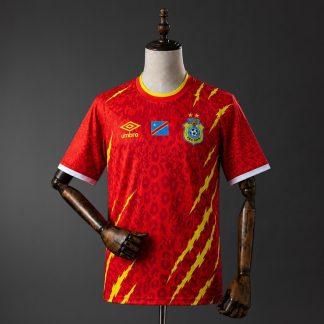 DR Kongo VM 2026 Tredjetröja Herr Röd Fotbollströja