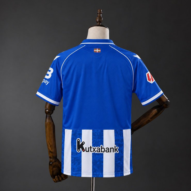 Deportivo Alavés 2026/27 Hemmatröja Herr Kungblå och Vit Fotbollströja
