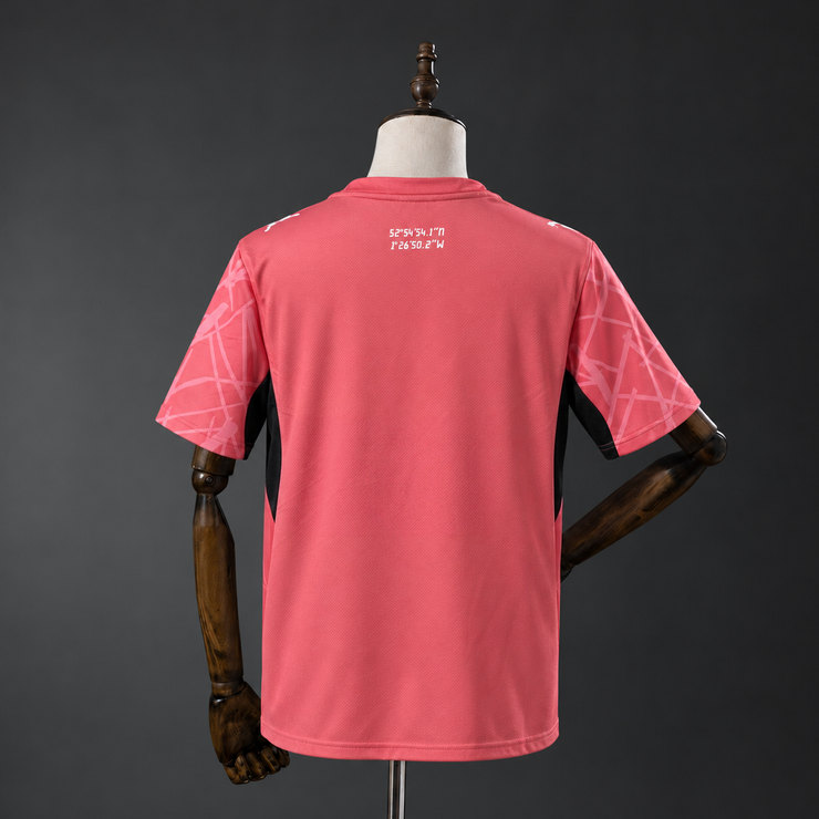 Derby County 2026/27 Bortatröja Herr Rosa Fotbollströja