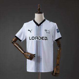 Derby County 2026/27 Hemmatröja Herr Vit Fotbollströja