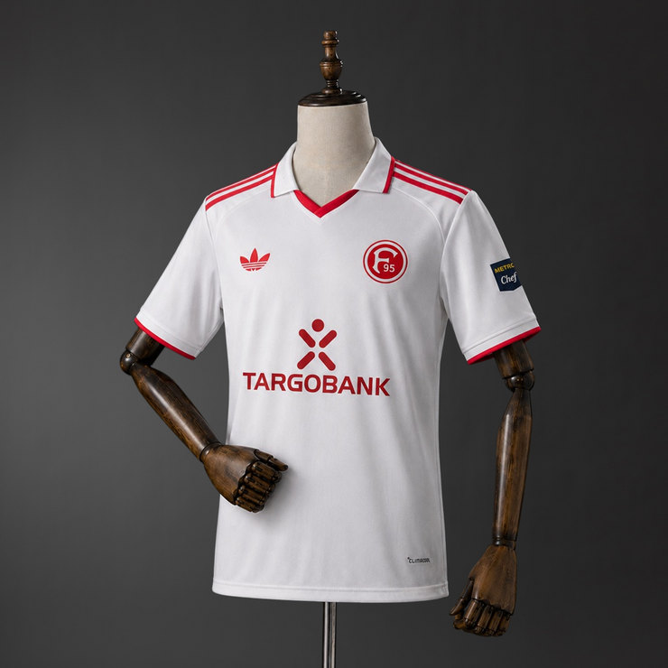 Düsseldorf 2026/27 Bortatröja Herr Vit Fotbollströja