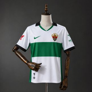 Elche CF 2026/27 Hemmatröja Herr Vit Grön Fotbollströja