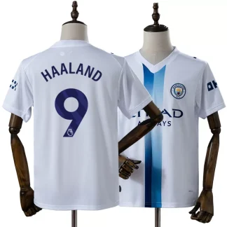 Erling Haaland 9 Manchester City 2026/27 Tredjetröja Herr Vit Fotbollströja