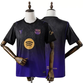 FC Barcelona 2026/27 Bortatröja Herr Svart och Lila Fotbollströja
