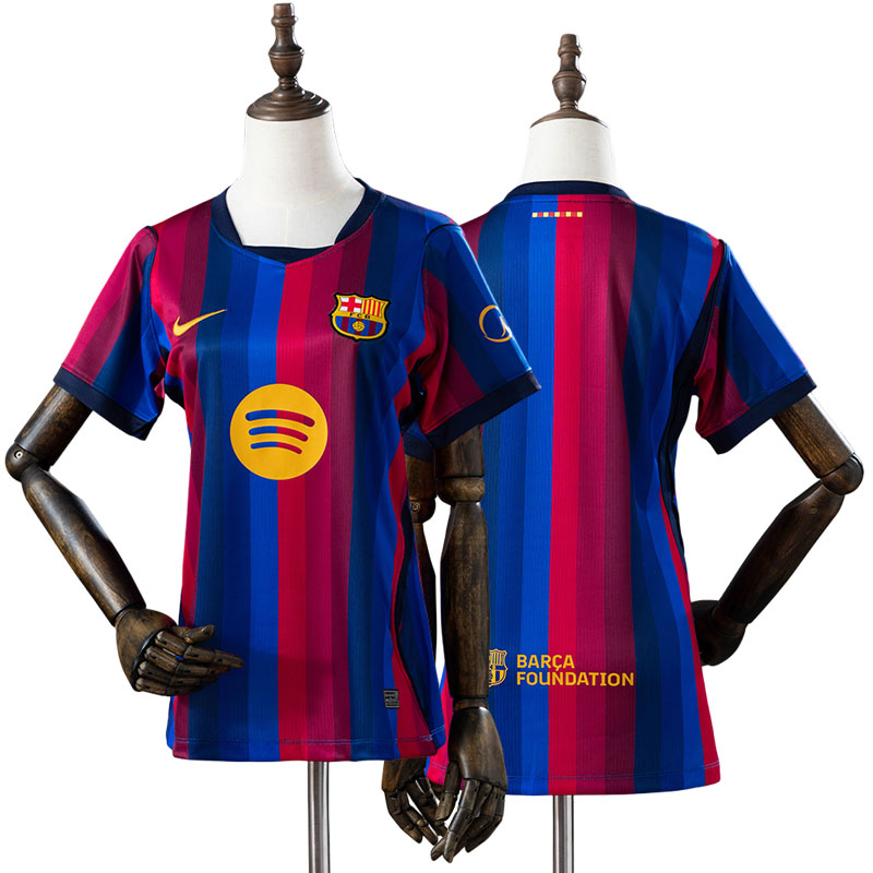 FC Barcelona 2026/27 Hemmatröja Dam Blå och Röd Fotbollströja