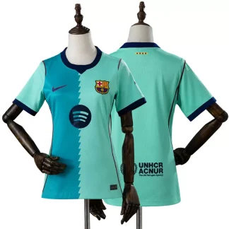 FC Barcelona 2026/27 Tredjetröja Dam Grön och Blå Fotbollströja