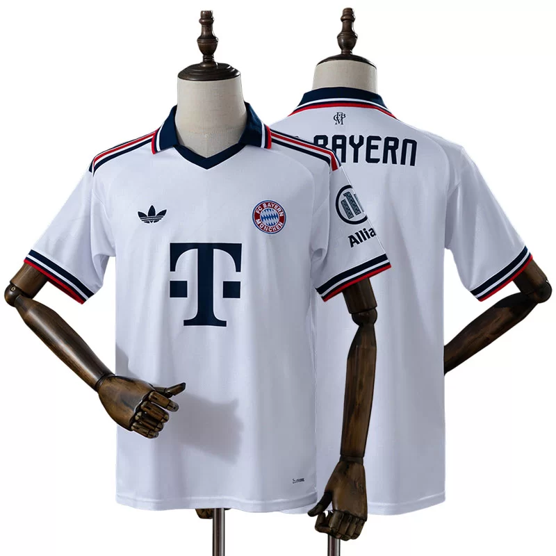 FC Bayern München 2026/27 Bortatröja Herr Vit Fotbollströja