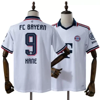 FC Bayern München 2026/27 Harry Kane 9 Bortatröja Herr Vit Fotbollströja