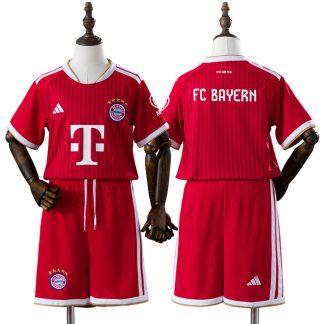 FC Bayern München 2026/27 Hemmaställ Barn Röd med Shorts