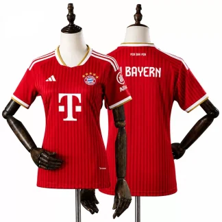 FC Bayern München 2026/27 Hemmatröja Dam Röd Fotbollströja