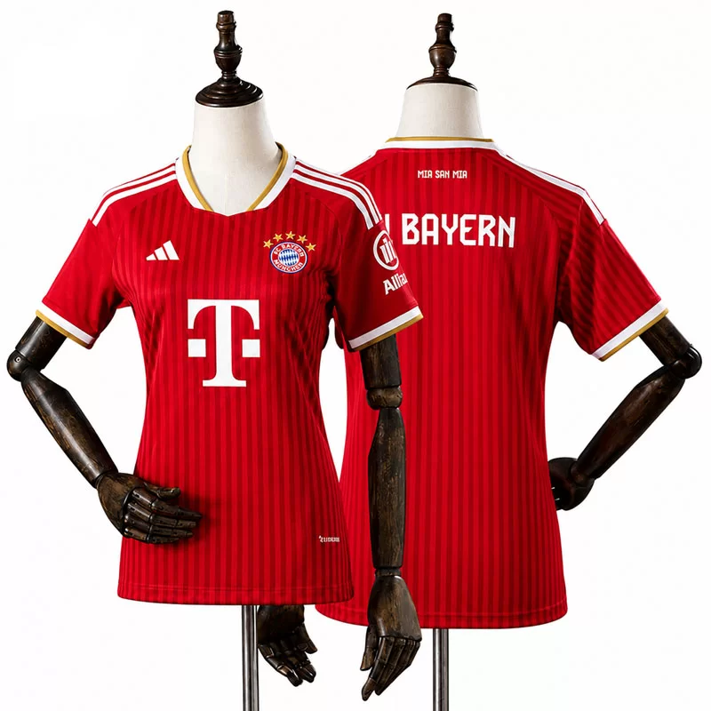 FC Bayern München 2026/27 Hemmatröja Dam Röd Fotbollströja