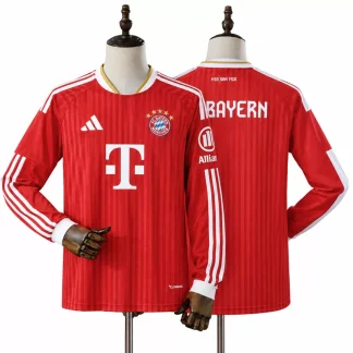 FC Bayern München 2026/27 Hemmatröja Herr Långärmad Röd Fotbollströja