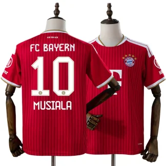 FC Bayern München 2026/27 Jamal Musiala 10 Hemmatröja Herr Röd Fotbollströja