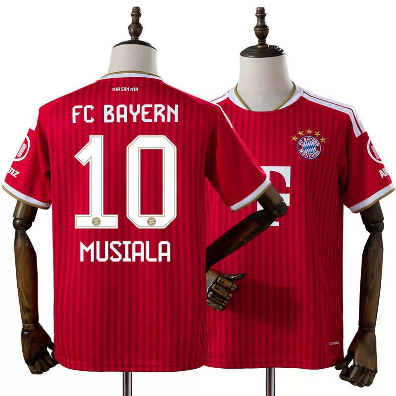 FC Bayern München 2026/27 Jamal Musiala 10 Hemmatröja Herr Röd Fotbollströja