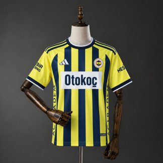 Fenerbahçe 2026/27 Hemmatröja Herr Gul och Marinblå Fotbollströja