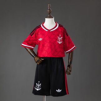 Flamengo 2026/27 Tredjeställ Barn Röd med Shorts