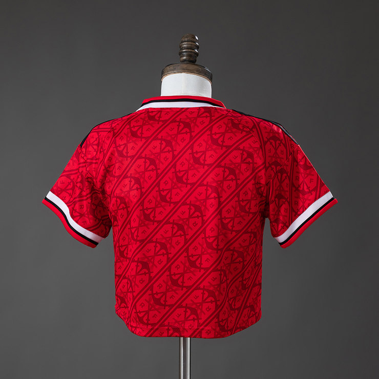 Flamengo 2026/27 Tredjetröja Dam Crop Top Röd Fotbollströja