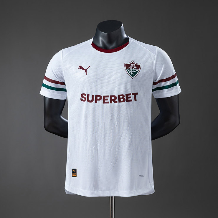 Fluminense 2026/27 Bortatröja Herr Spelarversion Vit Fotbollströja