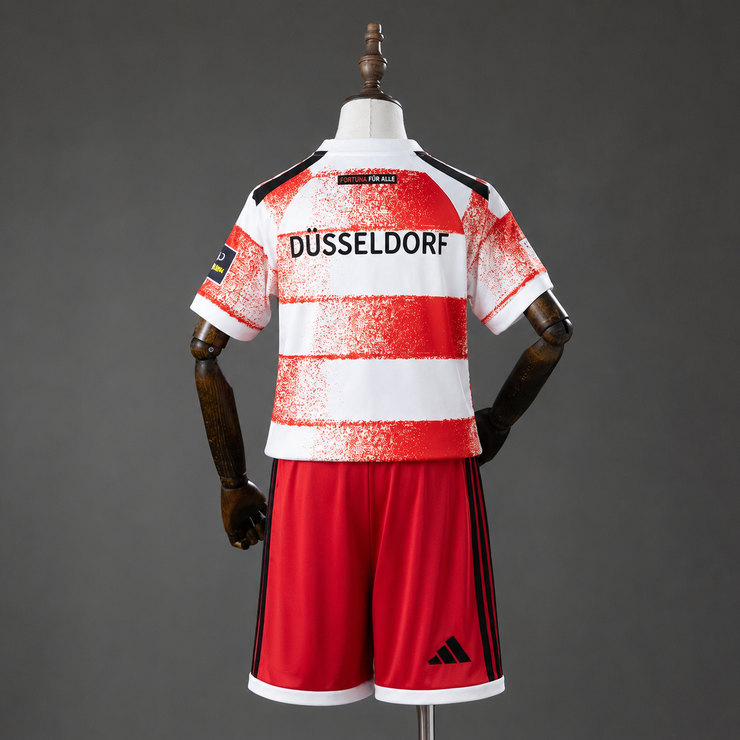 Fortuna Düsseldorf 2026/27 Hemmaställ Barn med Shorts