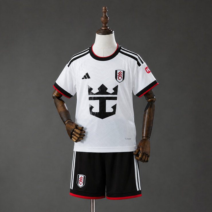 Fulham FC 2026/27 Hemmatröja Barn Fotbollsställ med Shorts