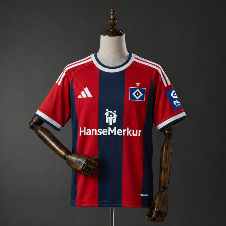 Hamburger SV 2026/27 Tredjetröja Herr Röd Fotbollströja