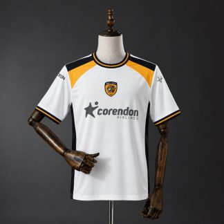 Hull City 2026/27 Bortatröja Herr Vit Fotbollströja