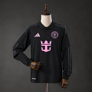 Inter Miami 2026/27 Bortatröja Herr Långärmad Svart