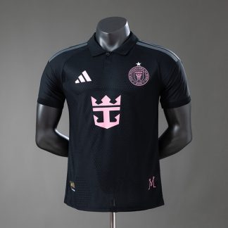 Inter Miami 2026/27 Bortatröja Spelarversion Herr Svart Fotbollströja