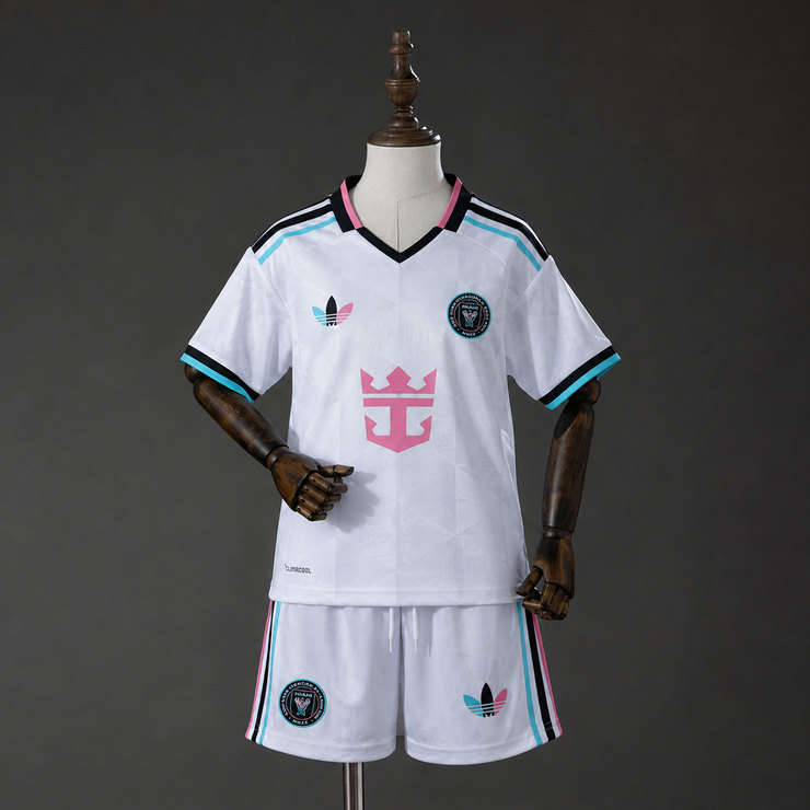 Inter Miami 2026/27 Tredjetröja Barn Fotbollsställ med Shorts