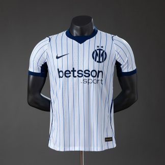 Inter Milan 2026/27 Bortatröja Herr Spelarversion Vit Fotbollströja