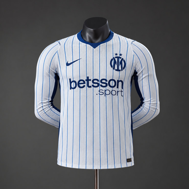 Inter Milan 2026/27 Bortatröja Långärmad Fotbollströja Herr