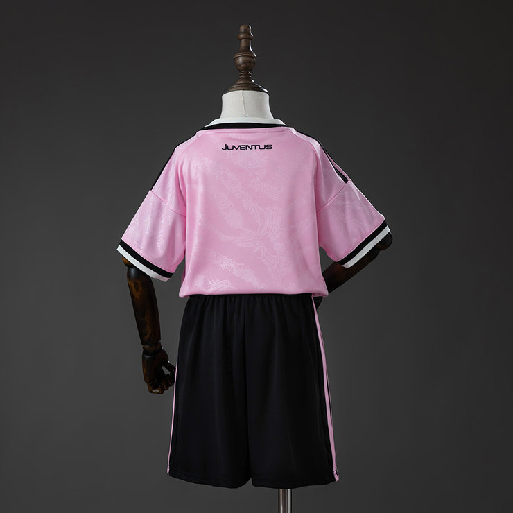 Juventus 2026/27 Bortaställ Barn Rosa med Shorts