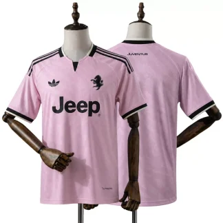 Juventus 2026/27 Bortatröja Herr Kortärmad Rosa Fotbollströja