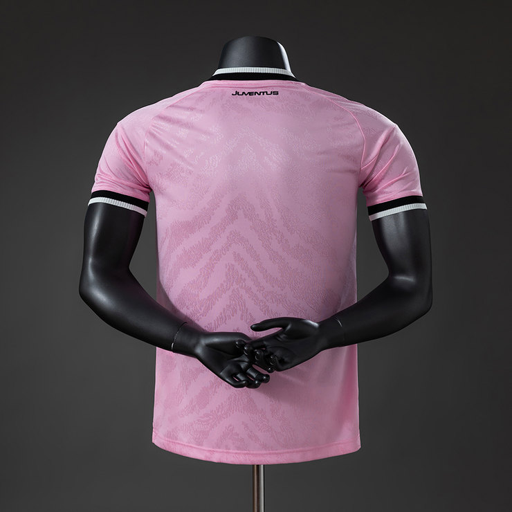 Juventus 2026/27 Bortatröja Herr Spelarversion Rosa Fotbollströja