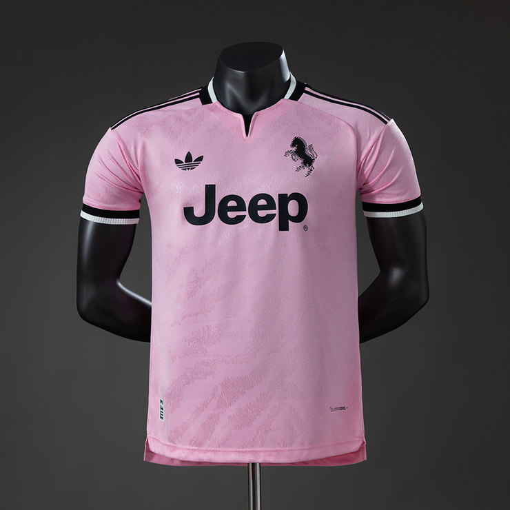 Juventus 2026/27 Bortatröja Herr Spelarversion Rosa Fotbollströja