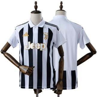Juventus 2026/27 Hemmatröja Herr Kortärmad Vit och Svart Fotbollströja
