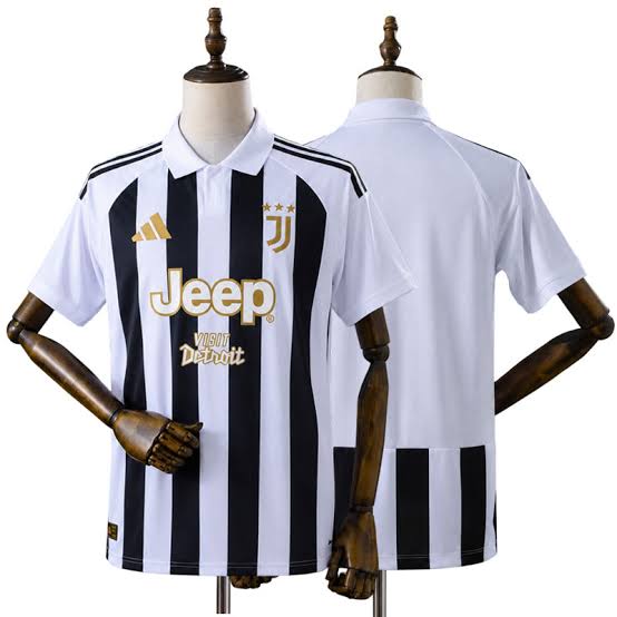Juventus Hemmatröja 2026/27 Herr Vit Svart Kortärmad Fotbollströja