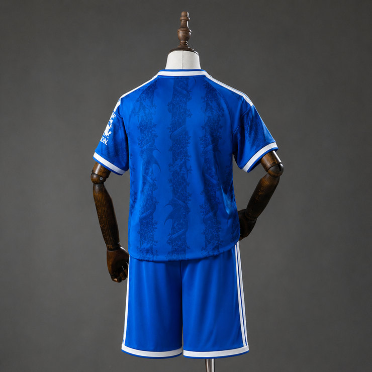 Leicester City 2026/27 Hemmatröja Barn Fotbollsställ med Shorts