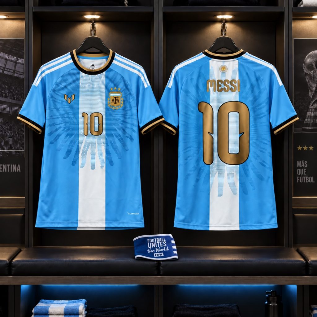 Lionel Messi Argentina 2026 Special Edition Avskedströja