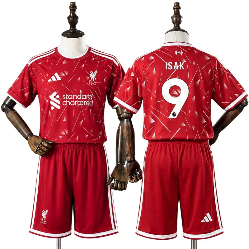 Liverpool 2026/27 Alexander Isak 9 Hemmaställ Barn Fotbollströja med Shorts
