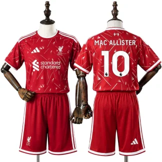 Liverpool 2026/27 Alexis Mac Allister 10 Hemmaställ Barn Fotbollströja med Shorts