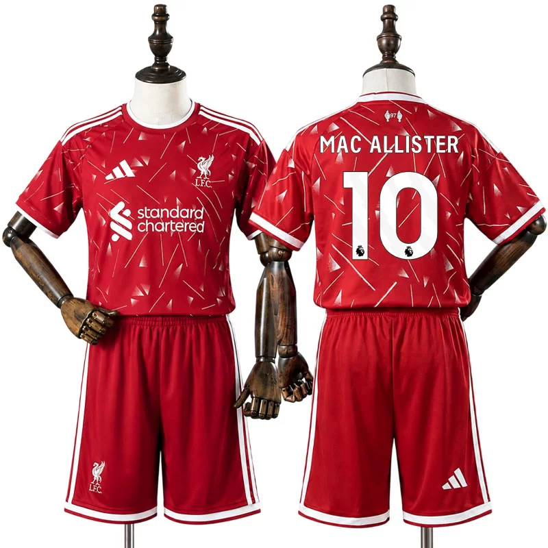 Liverpool 2026/27 Alexis Mac Allister 10 Hemmaställ Barn Fotbollströja med Shorts
