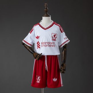 Liverpool 2026/27 Bortaställ Barn med Röda Shorts