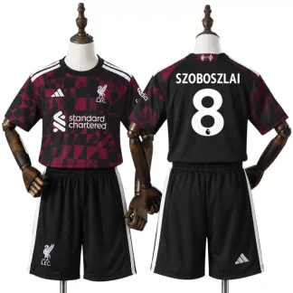 Liverpool 2026/27 Dominik Szoboszlai 8 Tredjeställ Barn Fotbollströja med Shorts