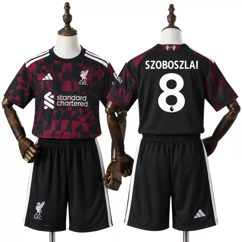 Liverpool 2026/27 Dominik Szoboszlai 8 Tredjeställ Barn Fotbollströja med Shorts