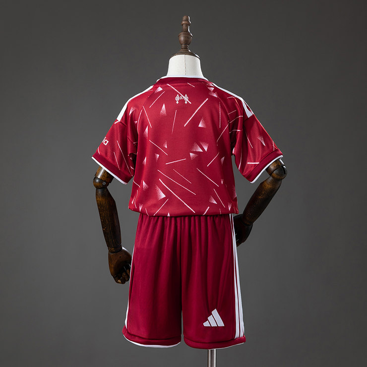 Liverpool 2026/27 Hemmaställ Barn Röd Kortärmad med Shorts