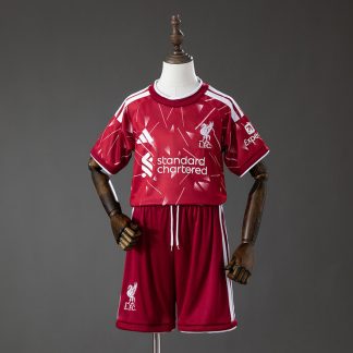 Liverpool 2026/27 Hemmaställ Barn Röd Kortärmad med Shorts