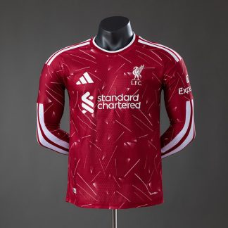 Liverpool 2026/27 Hemmatröja Herr Spelarversion Röd Långärmad Fotbollströja